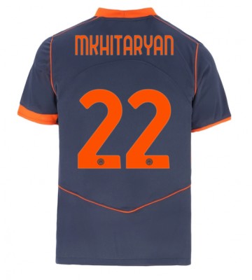 Inter Milan Henrikh Mkhitaryan #22 Tredjetrøje 2025-26 Kortærmet